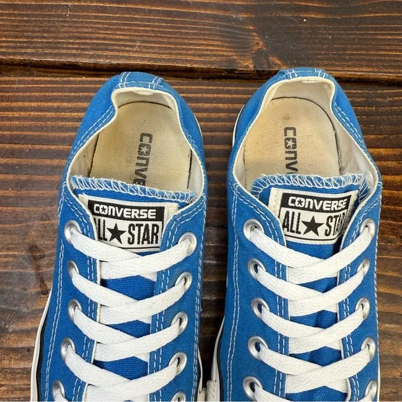 Converse Chuck Taylor All Star Blue Low Top Sneakers – Women’s 7 / Men’s 5 - Picture 7 of 10